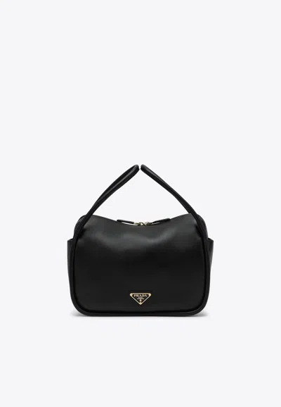 Prada Darling Grained Leather Shoulder Bag