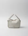 Prada Darling Leather Handbag In White