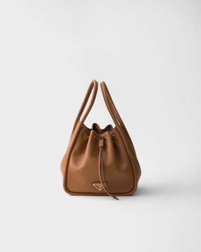 Prada Darling Leather Mini Bucket Bag