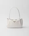Prada Darling Medium Leather Shoulder Bag In White