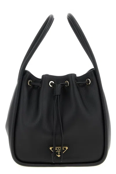 Prada ' Darling' Mini Bucket Bag In Black