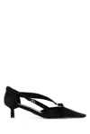Prada Kitten Heel Pointed Toe Pump In Black