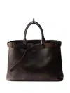 Prada Tote Bag Mit Zierschnalle In Braun