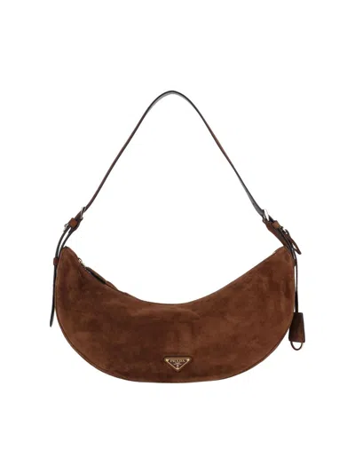 PRADA 'DEMI-LUNE' LARGE SHOULDER BAG