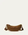 Prada Womens Brown Re-nylon Brand-plaque Shoulder Bag In Brown