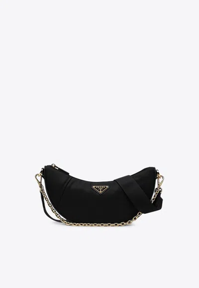 PRADA DEMI-LUNE SHOULDER BAG