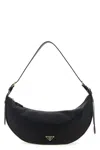 Prada ' Demi-lune' Shoulder Bag In Black