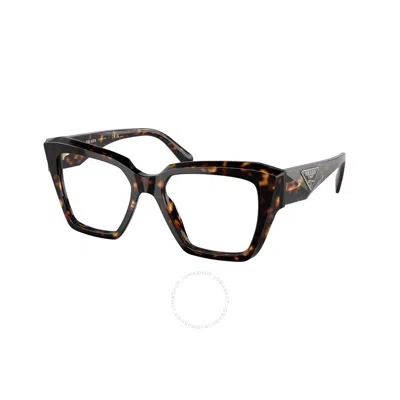 Prada Demo Butterfly Ladies Eyeglasses Pr 09zv 2au1o1 49 In Black