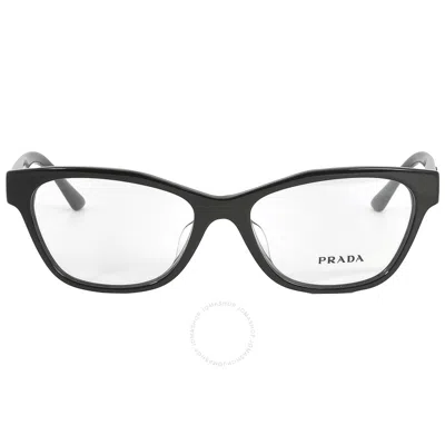 Prada Demo Cat Eye Ladies Eyeglasses Pr 03wvf 1ab1o1 53 In Black