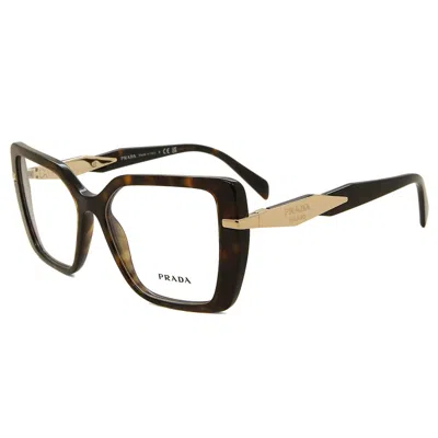 Prada Demo Cat Eye Ladies Eyeglasses Pr 03zv 2au1o1 53 In Brown
