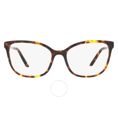 Prada Demo Cat Eye Ladies Eyeglasses Pr 07wv Vau1o1 52 In Brown