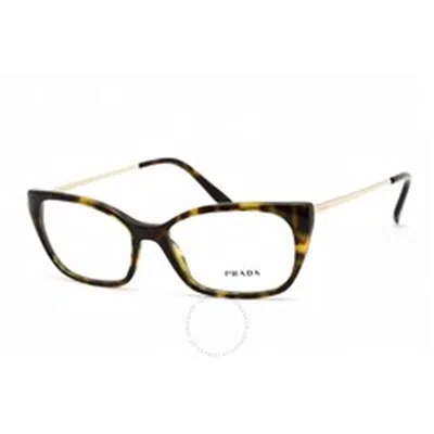 Prada Demo Cat Eye Ladies Eyeglasses Pr 14xv 2au1o1 54 In Black