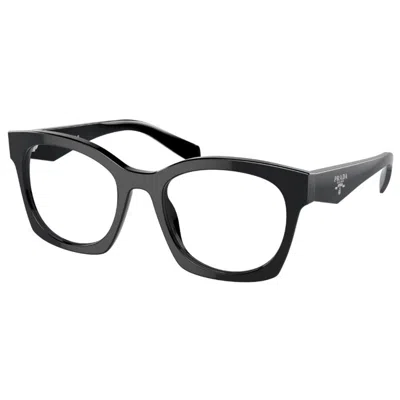 Prada Demo Cat Eye Ladies Eyeglasses Pr A05v 16k1o1 50 In Black