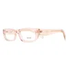Prada Demo Rectangular Ladies Eyeglasses Pr B05v 19q1o1 54 In Pink