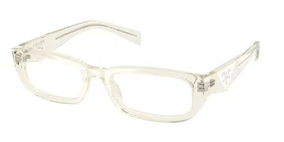 Prada Demo Rectangular Ladies Eyeglasses Pr B05v 19x1o1 54 In Green