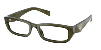 Prada Demo Rectangular Ladies Eyeglasses Pr B05v 19z1o1 52 In Black
