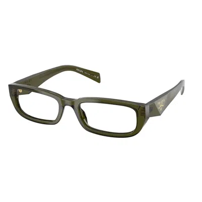 Prada Demo Rectangular Ladies Eyeglasses Pr B05v 19z1o1 54 In Brown