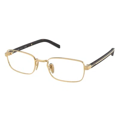Prada Demo Rectangular Ladies Eyeglasses Pr B54v 5ak1o1 54 In Gold
