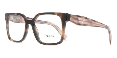 Prada Demo Square Ladies Eyeglasses Pr B03v 23a1o1 54 In Brown