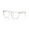 Prada Demo Square Ladies Sunglasses Pr A19vf 14r1o1 55 In Transparent