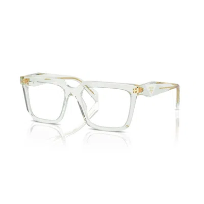 Prada Demo Square Ladies Sunglasses Pr A19vf 14r1o1 55 In Transparent
