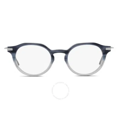 Prada Demo Square Men's Eyeglasses Pr 06yv 12b1o1 51 In Blue