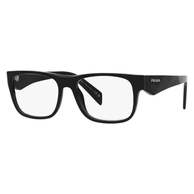PRADA PRADA DEMO SQUARE MEN'S EYEGLASSES PR 22ZVF 16K1O1 56