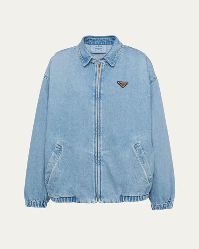 Prada Denim Bleached Loose Jacket