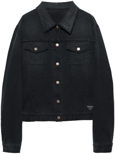 PRADA DENIM BLOUSON JACKET