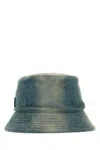 Prada Denim Bucket Hat In Blue