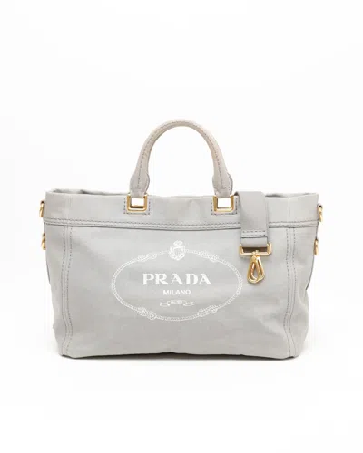 Prada Denim Canapa Bag