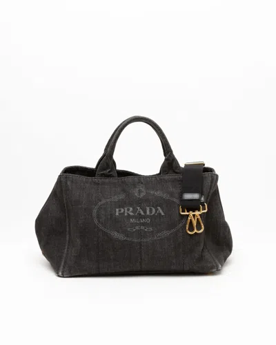 Prada Denim Canapa Bag