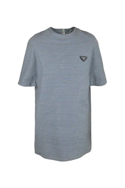 Prada Denim Dress In White