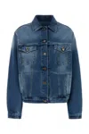 Prada Denim Jacket With Chest Pockets And Long Sleeves