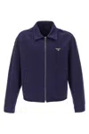 Prada Denim Jacket In Blue