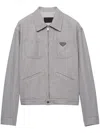 Prada Denim Jacket In Grau