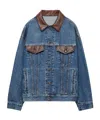 Prada Denim Jacket In Blue