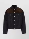 Prada Denim Jacket With Long Sleeves And Chest Pockets In Black
