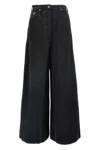 Prada Triangle Logo Wide-leg Jeans