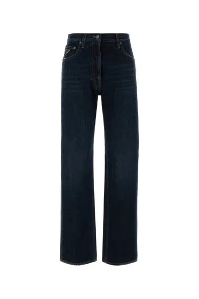 Prada Denim Jeans For Women In Blue