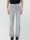 Prada Grey Regular Mid Rise Jeans In Blue