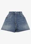 Prada Denim Mini Shorts