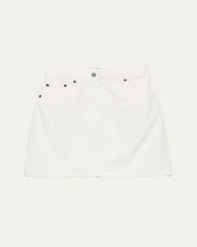 PRADA DENIM MINI SKIRT