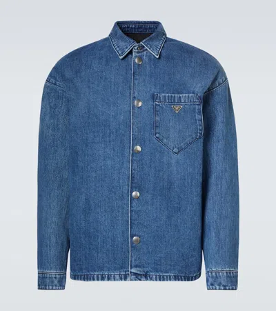 PRADA DENIM OVERSHIRT