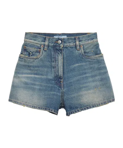 PRADA DENIM SHORTS