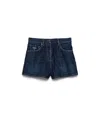 Prada Denim Shorts In Blue