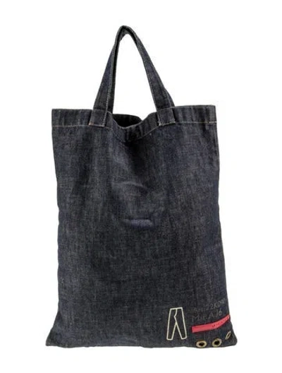 Pre-owned Prada Denim Sport Vintage In Blue