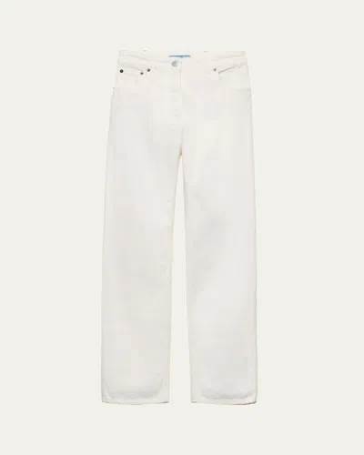 PRADA DENIM STRAIGHT LEG PANTS