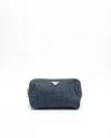 Prada Denim Toiletry Pouch