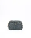 Prada Denim Kulturbeutel